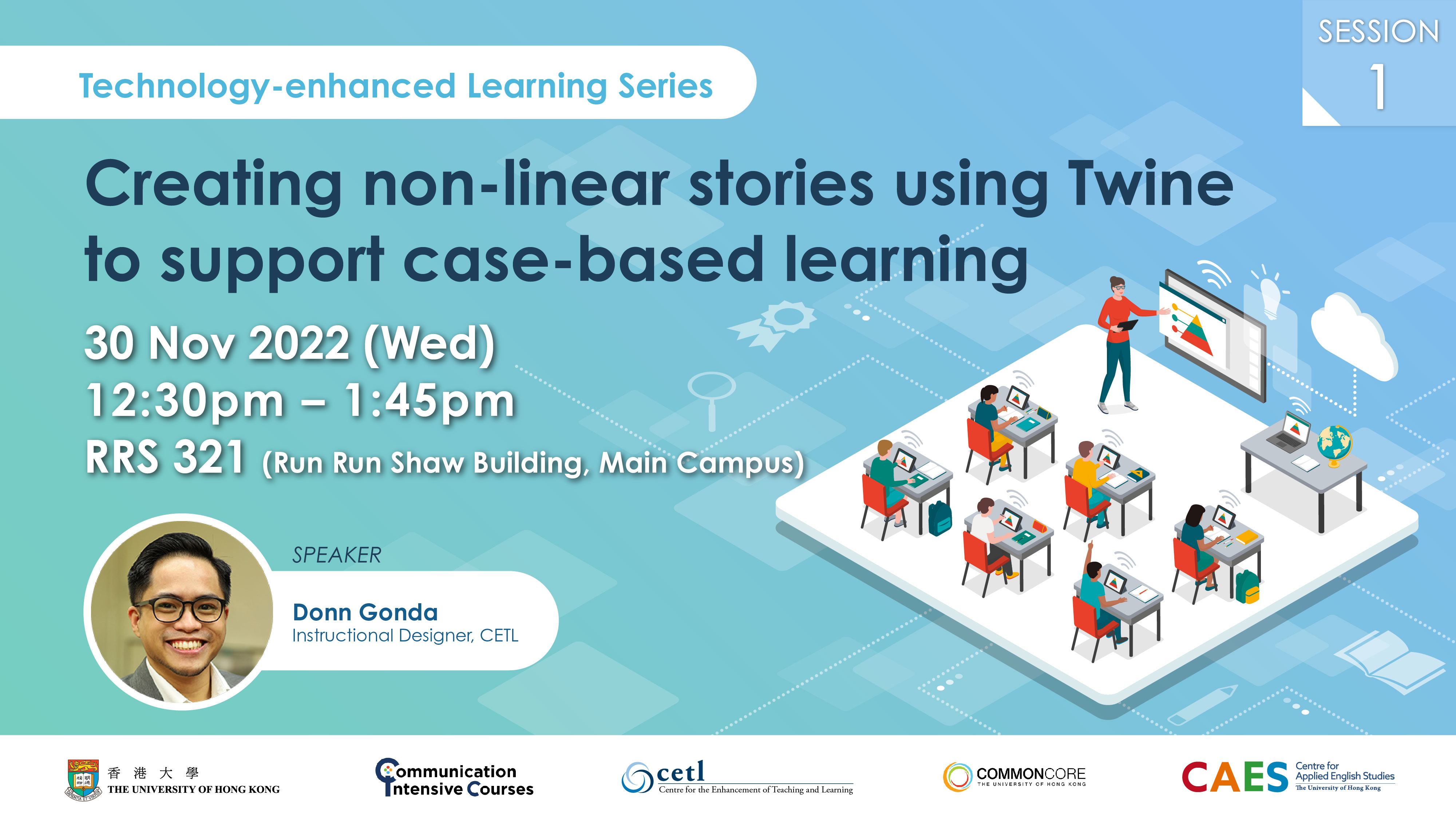 Session 1 - Creating non-linear stories using Twine to support case-based learning
